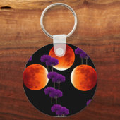 紫の侵入 キーホルダー (正面)