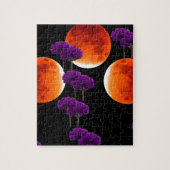 紫の侵入 ジグソーパズル (縦)