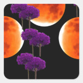 紫の侵入 スクエアシール (正面)