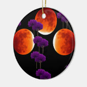 紫の侵入 セラミックオーナメント (左)