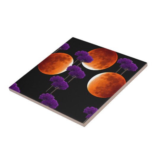 紫の侵入 タイル (側面)