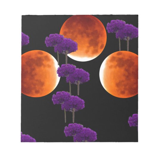 紫の侵入 ノートパッド (正面)