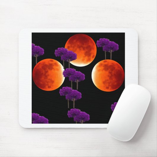 紫の侵入 マウスパッド (マウス)