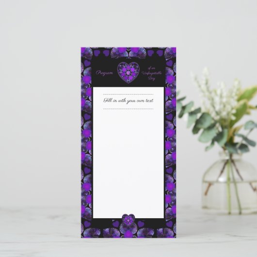 紫の傘とハート.7 (スタンド正面)