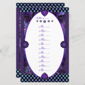 紫の傘とハート.7 (正面/裏面)