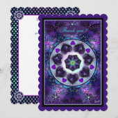 紫の傘とハート.7 (正面/裏面)