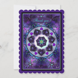 紫の傘とハート.7