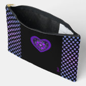 紫の傘とハート.7 アクセサリーポーチ (見開き)