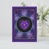 紫の傘とハート.7 エンクロージャーカード (スタンド正面)