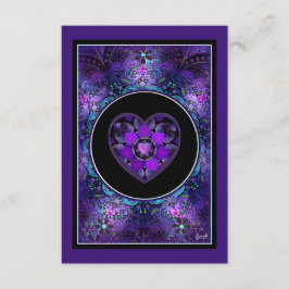 紫の傘とハート.7 エンクロージャーカード