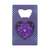 紫の傘とハート.7 クレジットカード栓抜き (裏面)