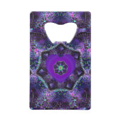 紫の傘とハート.7 クレジットカード栓抜き (裏面)