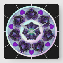 紫の傘とハート.7