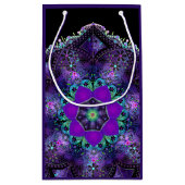 紫の傘とハート.7 スモールペーパーバッグ (裏面)