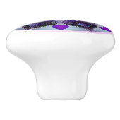 紫の傘とハート.7 セラミックノブ (側面)