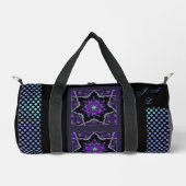 紫の傘とハート.7 ダッフルバッグ (正面)
