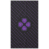 紫の傘とハート.7 テーブルクロス (正面)