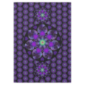 紫の傘とハート.7 テーブルクロス (正面)