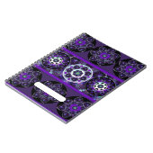 紫の傘とハート.7 ノートブック (左側)