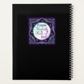 紫の傘とハート.7 プランナー手帳 (裏面)