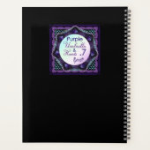 紫の傘とハート.7 プランナー手帳 (裏面)