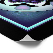 紫の傘とハート.7 ポスター (角)