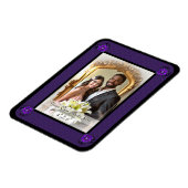 紫の傘とハート.7 マグネット (左側)