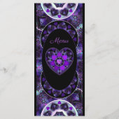 紫の傘とハート.7 メニュー (裏面)