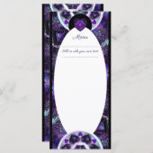 紫の傘とハート.7 メニュー (正面/裏面)