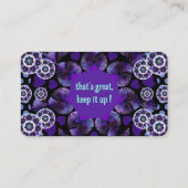 紫の傘とハート.7 名刺 (裏面)