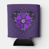 紫の傘とハート.7 缶クーラー (裏面)