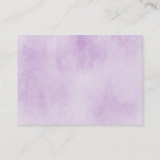 紫の傘の本(ベビー格納カード用) エンクロージャーカード (裏面)