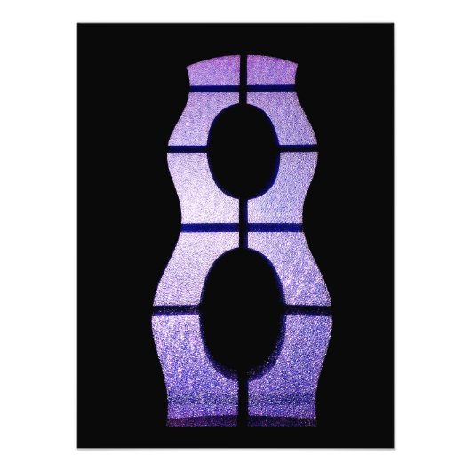 紫の像 フォトプリント            (正面)