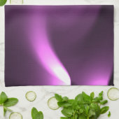 紫の光 キッチンタオル (折り畳み)