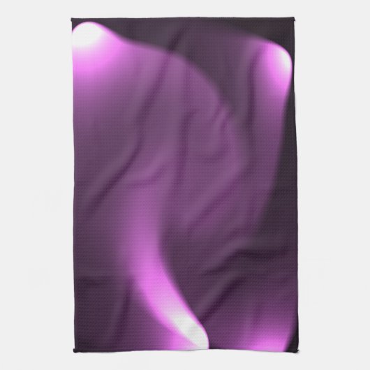 紫の光 キッチンタオル (縦)