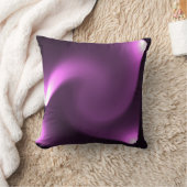 紫の光 クッション (ブランケット)
