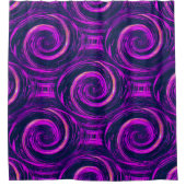 紫の光…... シャワーカーテン (正面)