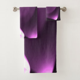 紫の光 バスタオルセット