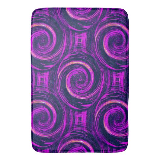 紫の光…... バスマット (正面縦)