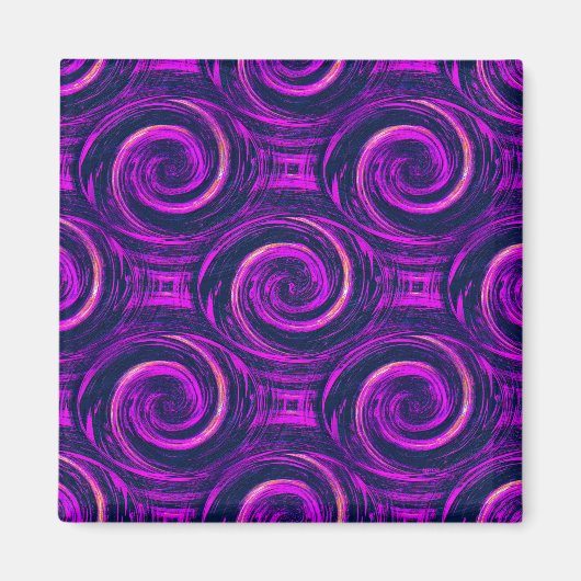 紫の光…... マグネット (正面)