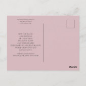 紫の写真数々のクリスマスの休日の挨拶 ポストカード (裏面)