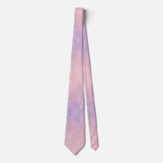 紫の冷たい風 ネクタイ (正面)