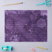 紫の切り離し抽象芸術上のスクリプト 薄葉紙 (クラフト)