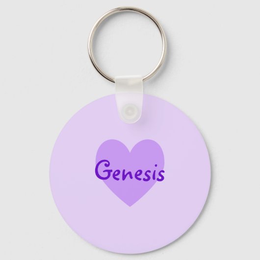 紫の創世記 キーホルダー (正面)