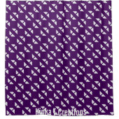 紫の力 シャワーカーテン (正面)