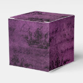 紫の動揺してヴィンテージ フェイバーボックス (正面サイド)