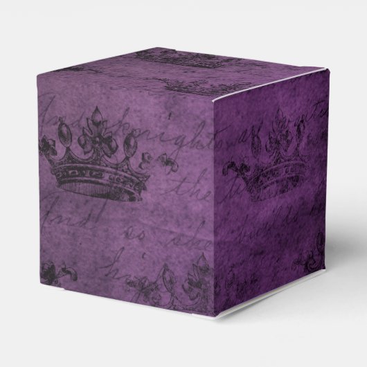 紫の動揺してヴィンテージ フェイバーボックス (裏面サイド)