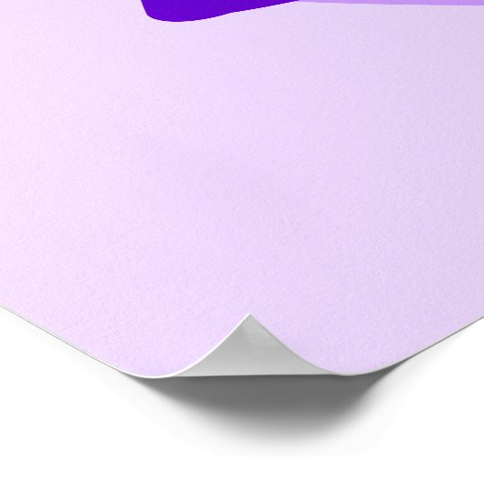 紫の動物園 ポスター (角)