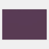 紫の包み紙シート ラッピングペーパーシート (正面3)