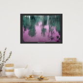 紫の反射 ポスター (キッチン)